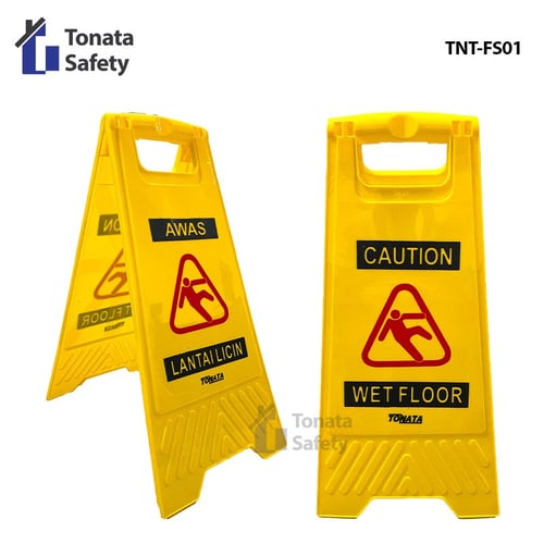 Warning Wet Floor Sign / Papan Awas Licin Tonata