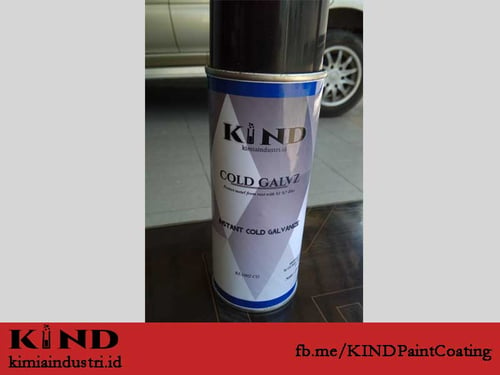 KIND Cold Galvz - Cold Galvanize kemasan aerosol spray