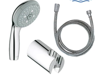 Hand shower set lengkap dengan selang dan tempat shower Grohe berkualitas dan terbaru