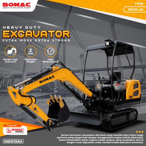 Bomac Excavator 2T - BE20AS