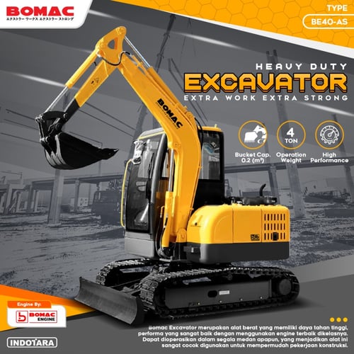 Bomac Excavator 4T - BE40AS