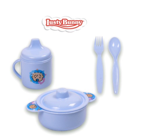 LustyBunny Plate Set Perlengkapan Makan Anak