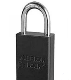 American Lock A1105BLK Safety Lockout Padlock