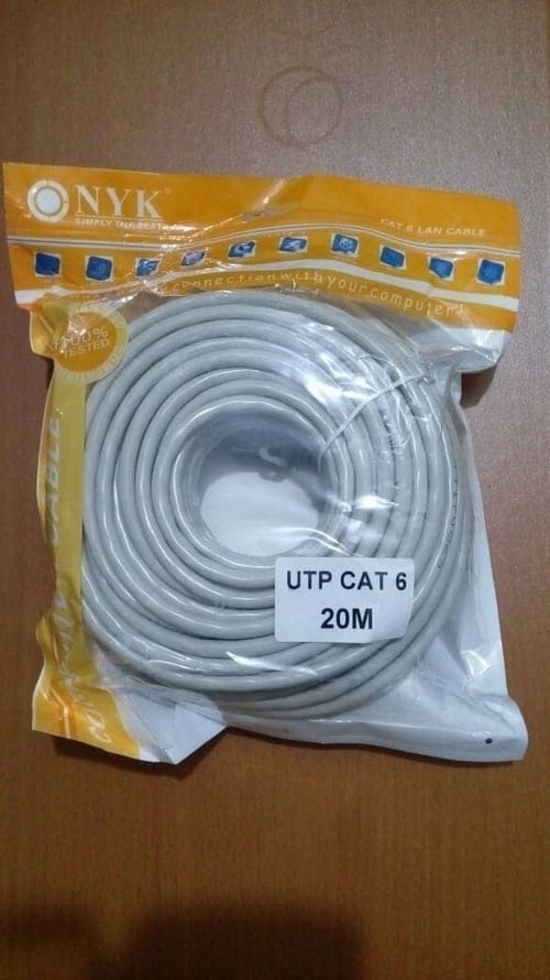 Kabel LAN 20M Cat6 UTP cable LAN 20 meter