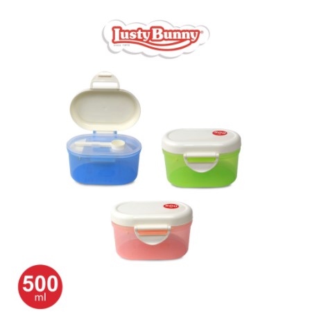 LustyBunny Milk Container & Snacks Container Penyimpanan Susu Bubuk