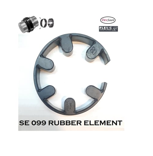 Coupling Rubber Element SE 099 Flex-C - Jaw Diameter 65 mm