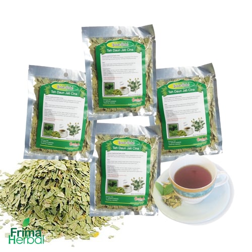 Teh Daun Jati Cina Herbal 4 Pcs - Pelangsing / Diet / Peluruh Lemak
