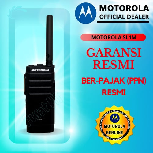 HT MOTOROLA DIGITAL SL1M VHF WALKIE TALKY DIGITAL SLIM GARANSI RESMI
