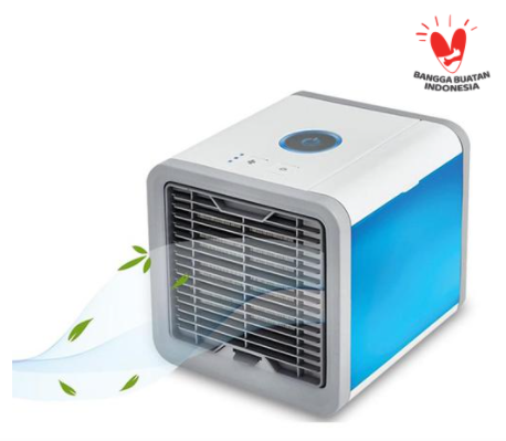 Air Conditioner Mini Kipas Cooler Pendingin Ruangan LED Night Light 8W