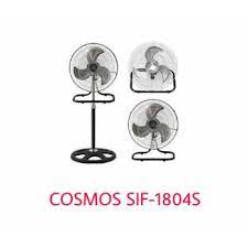 Cosmos SIF1804S - Wall , Desk & Stand Fan Dual Ball Bearing 18in 90W 3in1