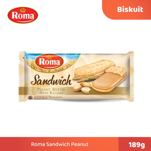 Roma Sandwich Peanut 189 gr