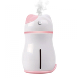 Adorable Lucky Cat 3 in 1 Mini Humidifier with LED Light Mini Fan 200ML Pink Pink