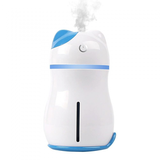 Adorable Lucky Cat 3 in 1 Mini Humidifier with LED Light Mini Fan 200ML Blue Blue