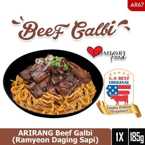 ARIRANG Beef Galbi (Ramyeon Daging Sapi) 185g (AR67)