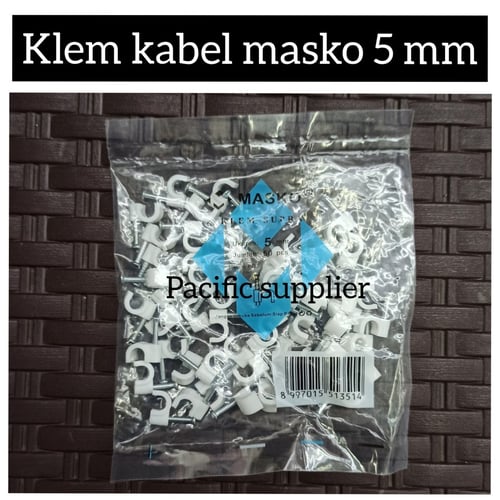 Klem Kabel/Klem Paku/Klem supra/Klem Kabel Masko 5 mm