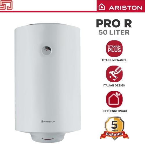 Ariston Pro R 50 Liter Water Heater Listrik 1200 Watt Vertikal Pemanas Air Mandi