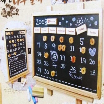 DIY Calendar Magnetic Blackboard / Papan Tulis Magnet / Kalender