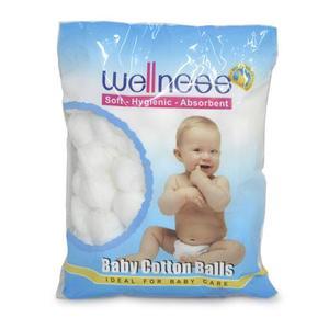 Kapas Bola Wellness Cotton Balls Pembersih Serba Guna Baby Bayi 100pcs