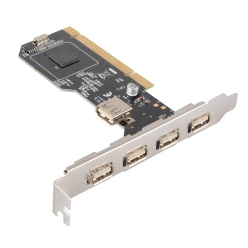 5-Ports PCI Expansion Card Adapter Controller 480Mbps HS USB