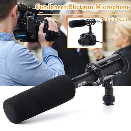 Boya PVM1000 Shotgun Microphone 3-pin XLR for Camera Kamera