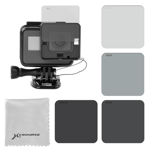 Filter 4pcs Sports Camera ND Set Kit ND2 4 8 16 for GoPro Hero 5