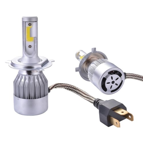 Lampu Mobil 2x 55W H4 LED Car Headlight Conversion Kit Bulb Lamp