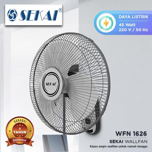 SEKAI Kipas Angin Dinding / Wall Fan 16 lInch  WFN 1626