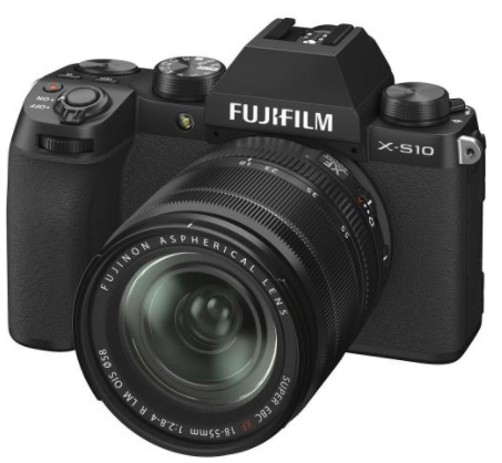 FUJIFILM X-S10 Mirrorless Digital Camera with 15-45mm Lens
