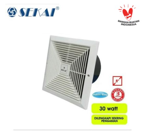 SEKAI Exhaust Fan / Kipas Angin Hexos Plafon Dak - MVF 893