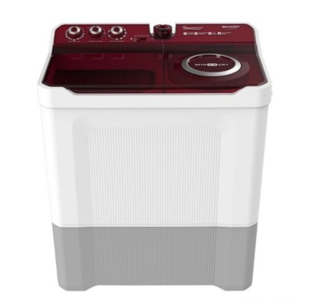 SHARP Mesin Cuci Twin Tub ES-T1490WA-RD