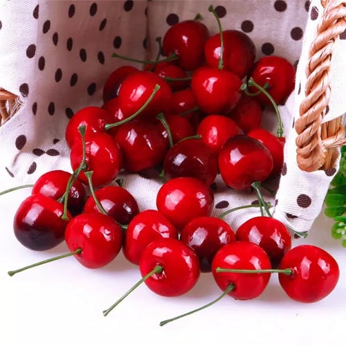 Buah Cherry Imitasi/Artificial Cherry/Properti Photo