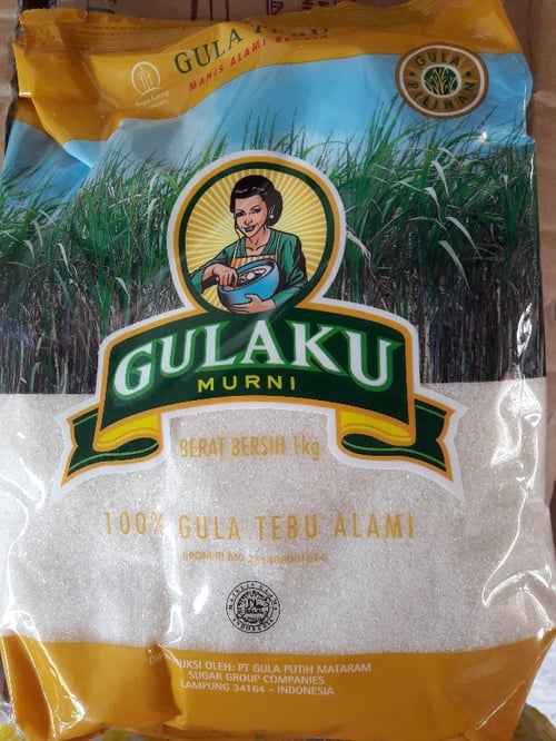 GULAKU Gula Tebu Premium 1Kg Isi 3pcs