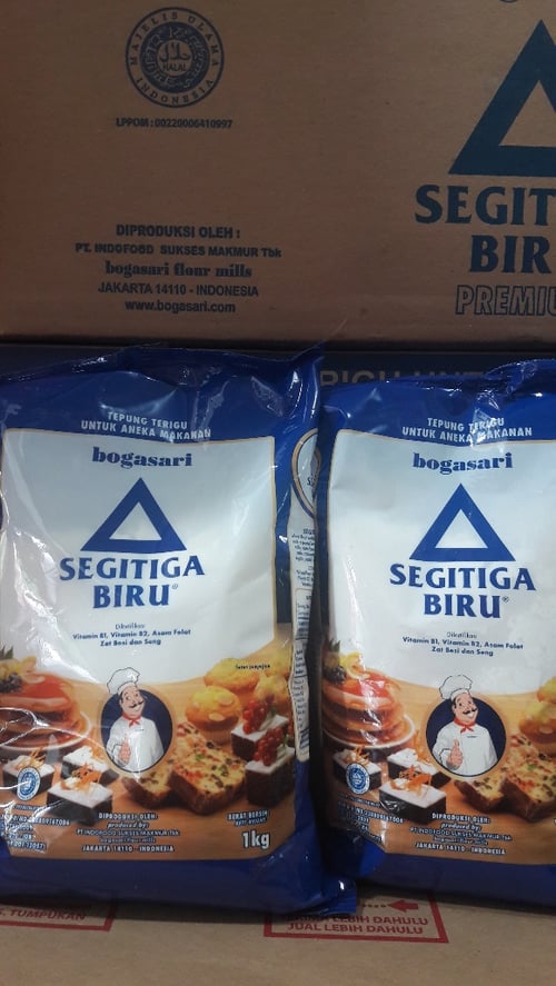 SEGITIGA BIRU Premium 1Kg Isi 12pcs / Dus