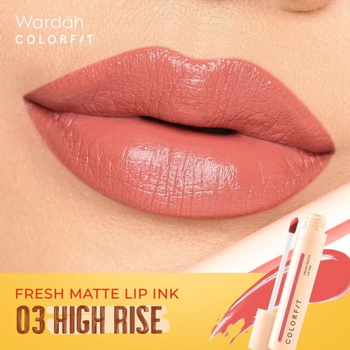 Wardah Colorfit Fresh Matte Lip Ink 03 High Rise
