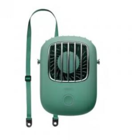 REMAX F36 - WISHES SERIES - Mini Portable Neckband Fan Green