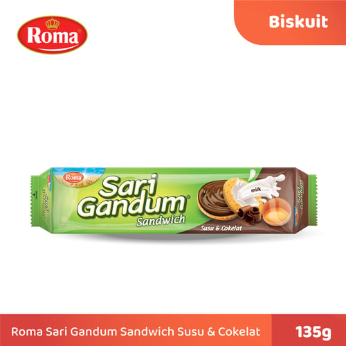 Roma Sari Gandum Coklat 108 gr