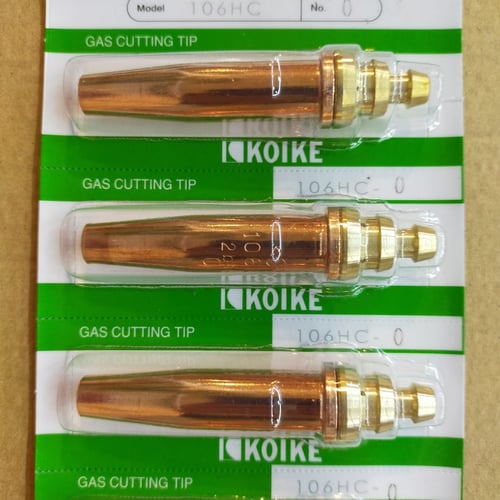 Cutting Tip KOIKE NO 0 LPG 106H / Nozzle Blender KOIKE MK100 STRONG 25