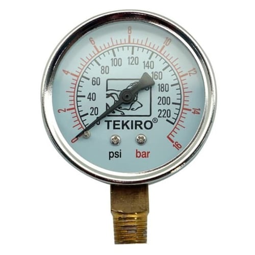 TEKIRO - Alat Ukur Tekanan Angin 16 Bar / Pressure Gauge