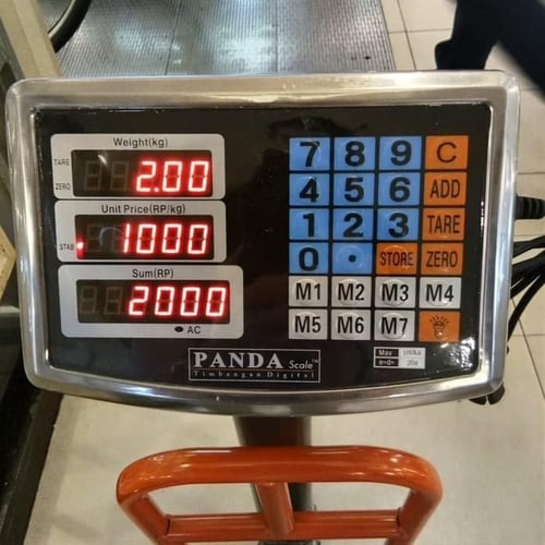 Timbangan Duduk Digital Barang / logistik Panda 100 -150 Kg - 300 kg