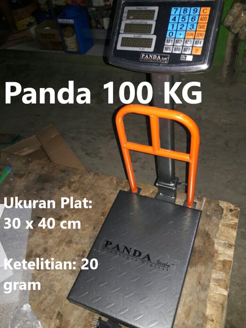 Timbangan Duduk Digital Barang / logistik panda 100 kg