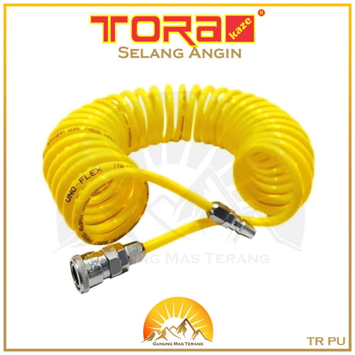 Tora Selang Kompresor Angin Spiral Kompressor Recoil 6 9 12 15 Meter - 6 Meter