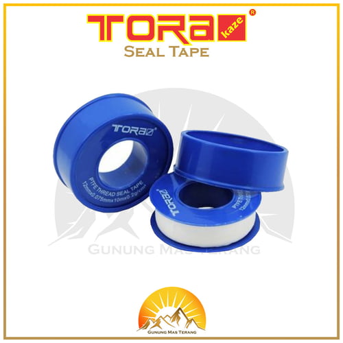 Tora Seal Tape 12mm 10 meter Full PTFE Seltip Thread Kecil 12 mm