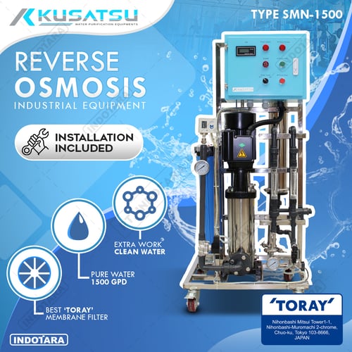 Reverse Osmosis Industrial Kusatsu - SMN1500 with Installation Service