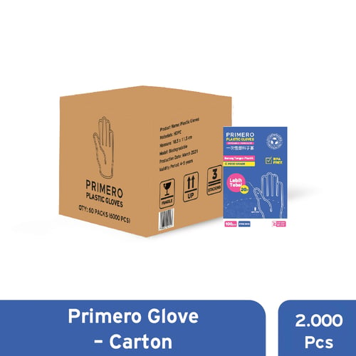Glove Primero Isi 100 Pcs - Karton