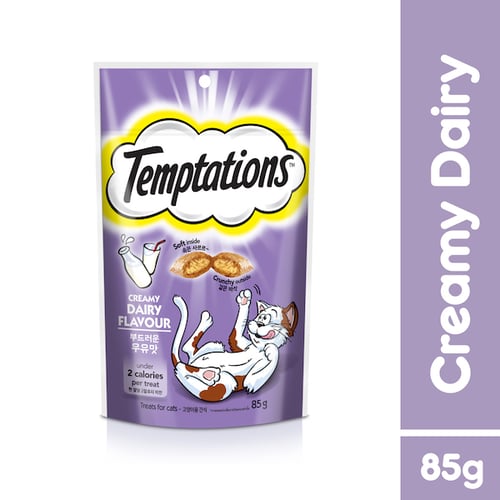TEMPTATIONS Snack Kucing Rasa Creamy Dairy 85g