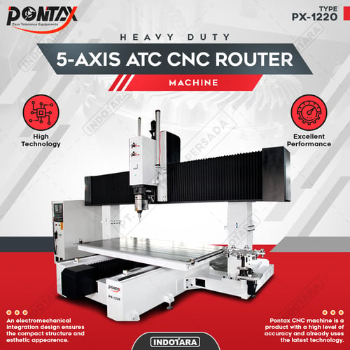 Pt Indotara Persada Jual Mesin Axis Atc Cnc Router Pontax Px Ralali Com