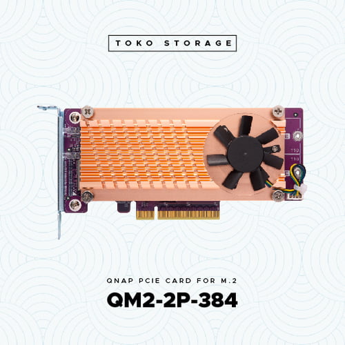 QNAP PCIe Card For M.2 - QM2-2P-384