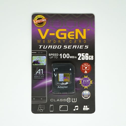 Vgen Memory Card Turbo Series 256GB