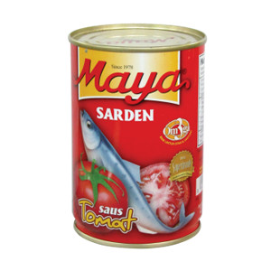 Maya Sarden Saus Tomat 48 x 425g (1karton)