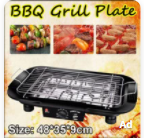2000W Electric Teppanyaki BBQ Grill Griddle Table Smokeless Electric